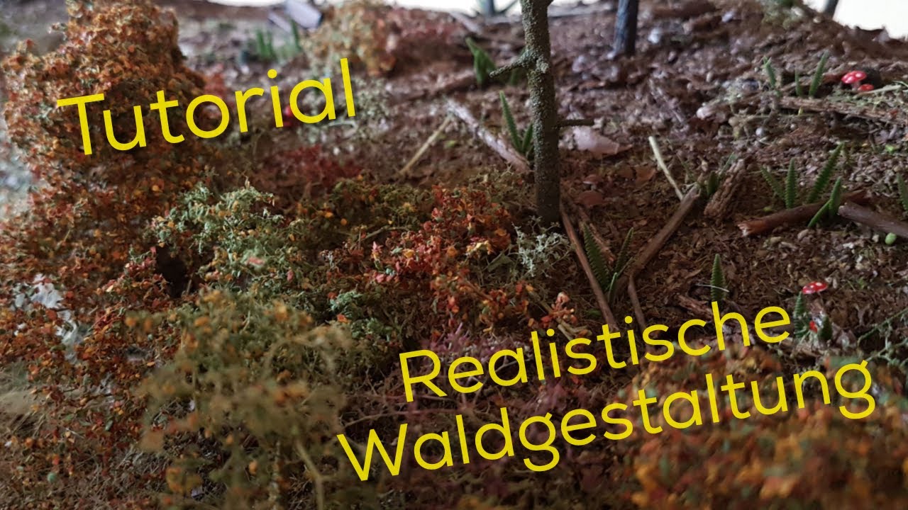 Teil 6 // Märklin Epoche I Modellbahn im Bau - Tutorial realistische Waldgestaltung