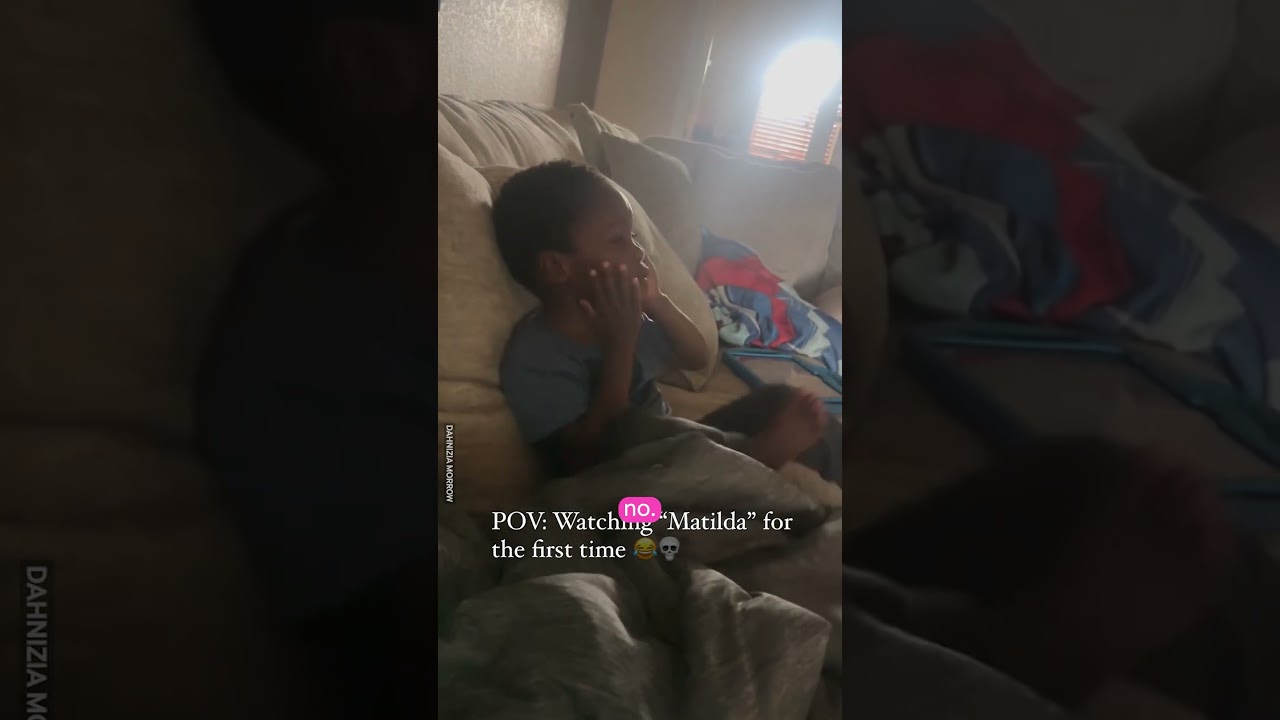Toddler Watches Matilda For The First Time 😲
