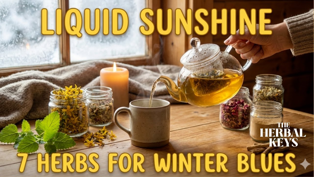 ☀️ Liquid Sunshine: 7 Herbs to Beat the Winter Blues and Lift Your Spirits