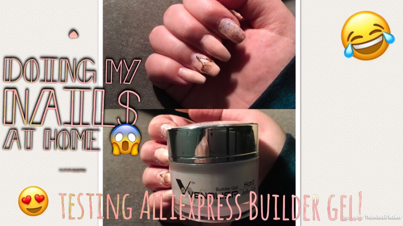 Testing Alliexpress Builder Gel on My Nails!