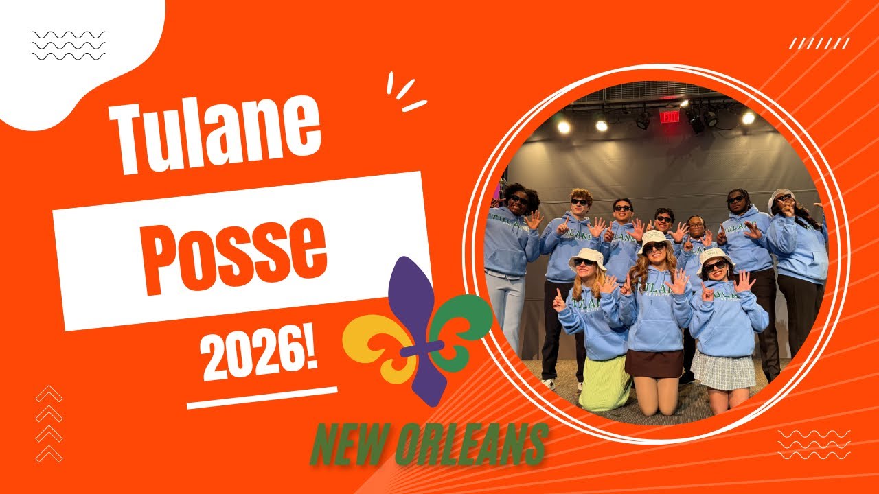 Introducing The 2026 Tulane Posse Scholars...We're Standing On Business!