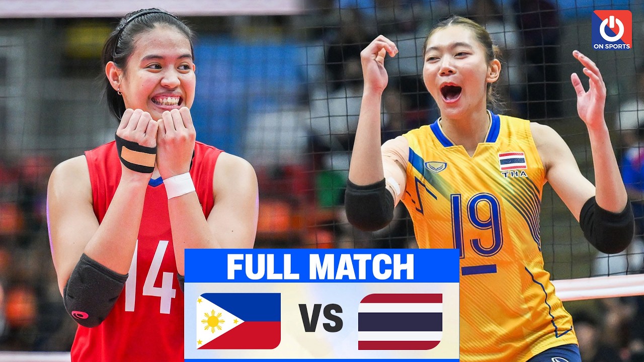 FULL HD | PHILIPPINES vs THAILAND | Solomon đại chiến dàn sao dự VNL người Thái