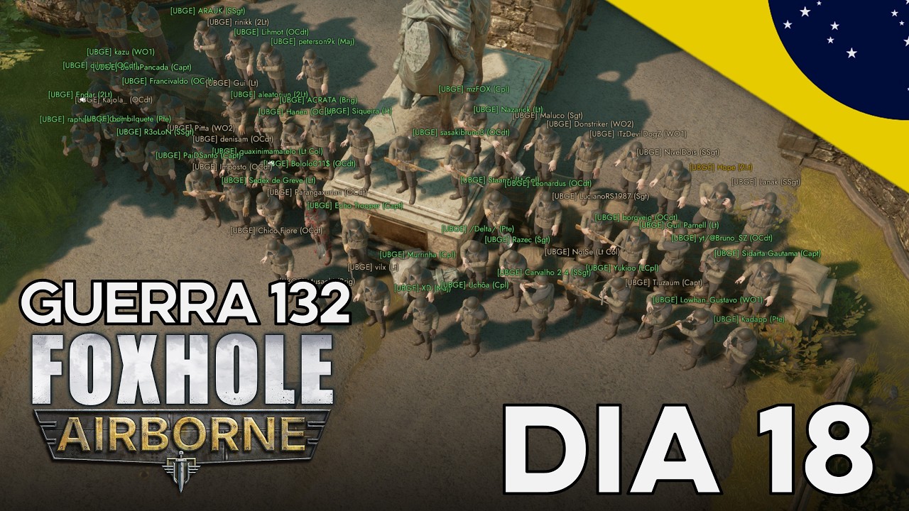 🔴 🔴 Foxhole Guerra 132 | DIA 18 | FRONT OESTE COLONIAL |