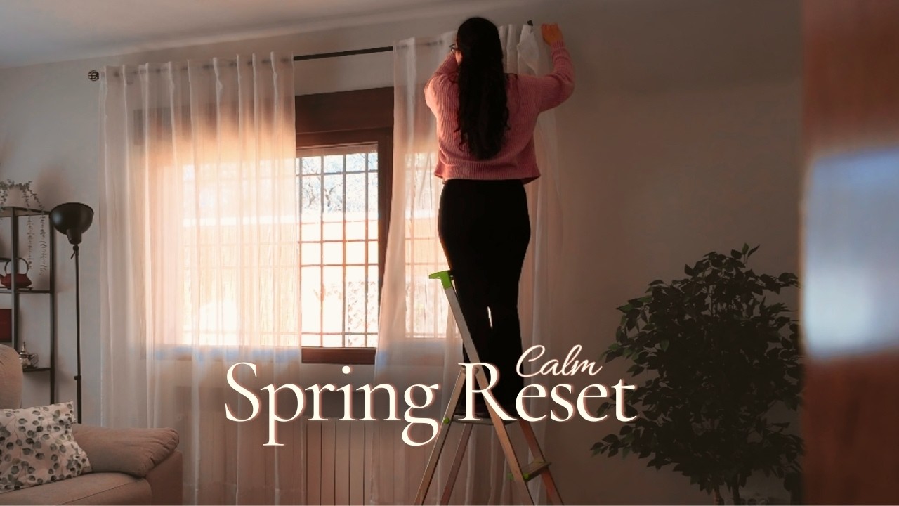Spring Reset 🌿 Calm Deep Cleaning & Refreshing My Home | Silent Vlog