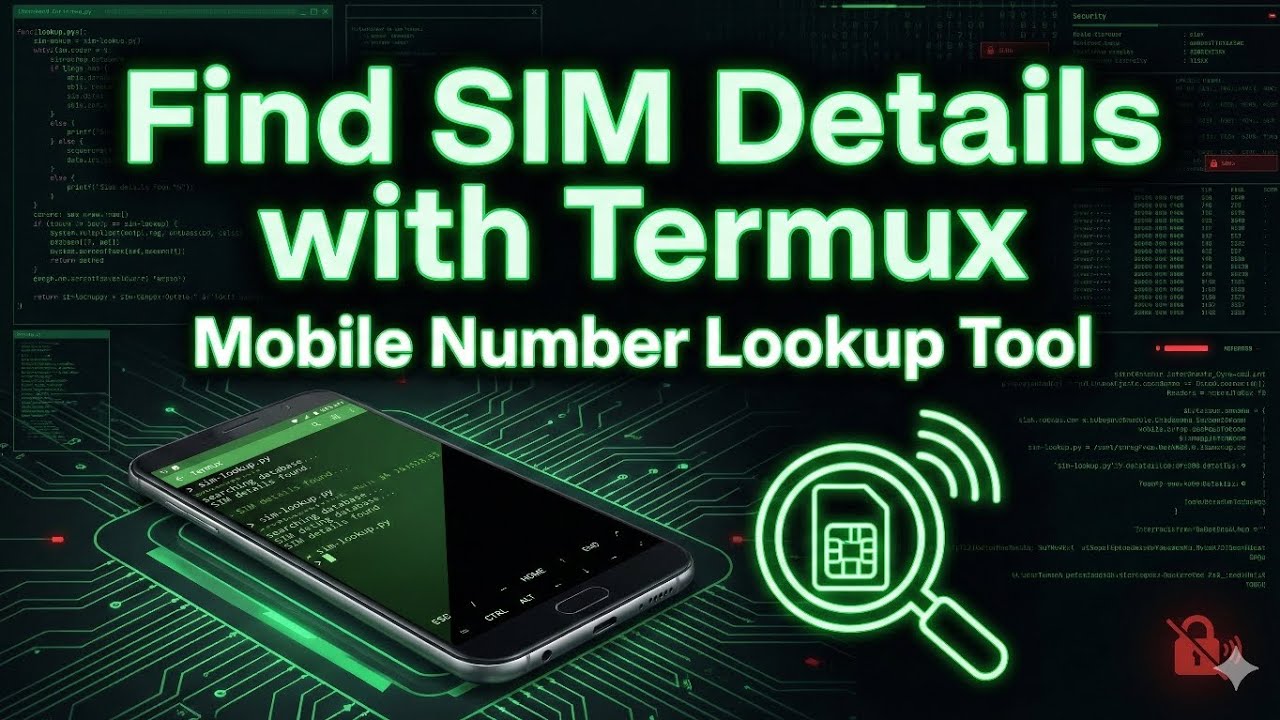 How To Find Sim Owner Details | Termux Method By Faizi Mods 