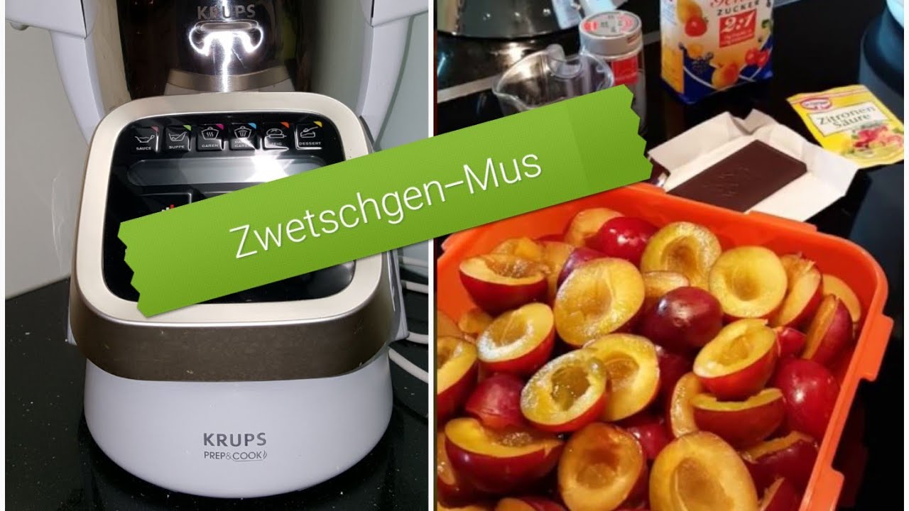 Krups Prep & Cook - Schoko-Rum Zwetschgenmus      #zwetschgen#mus#rum#schokolade