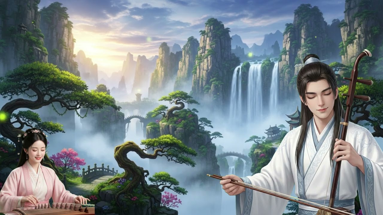 Bamboo Serenity: Dizi, Erhu & Guzheng | Peaceful Chinese Music