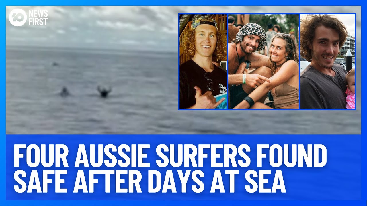 Rescue Footage Released As Four Australian Surfers Survive Being Stranded At Sea For Day And A Half