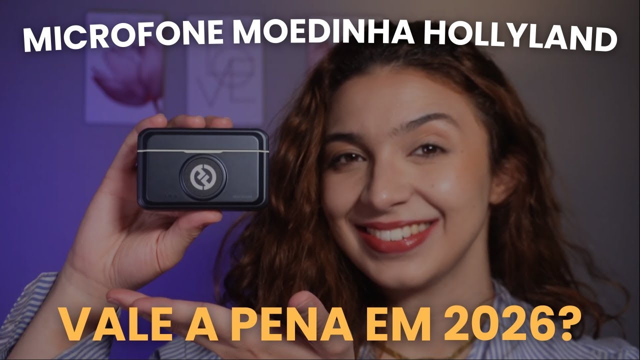 O Microfone de Moedinha da Hollyland AINDA VALE A PENA em 2026? - Review Completa