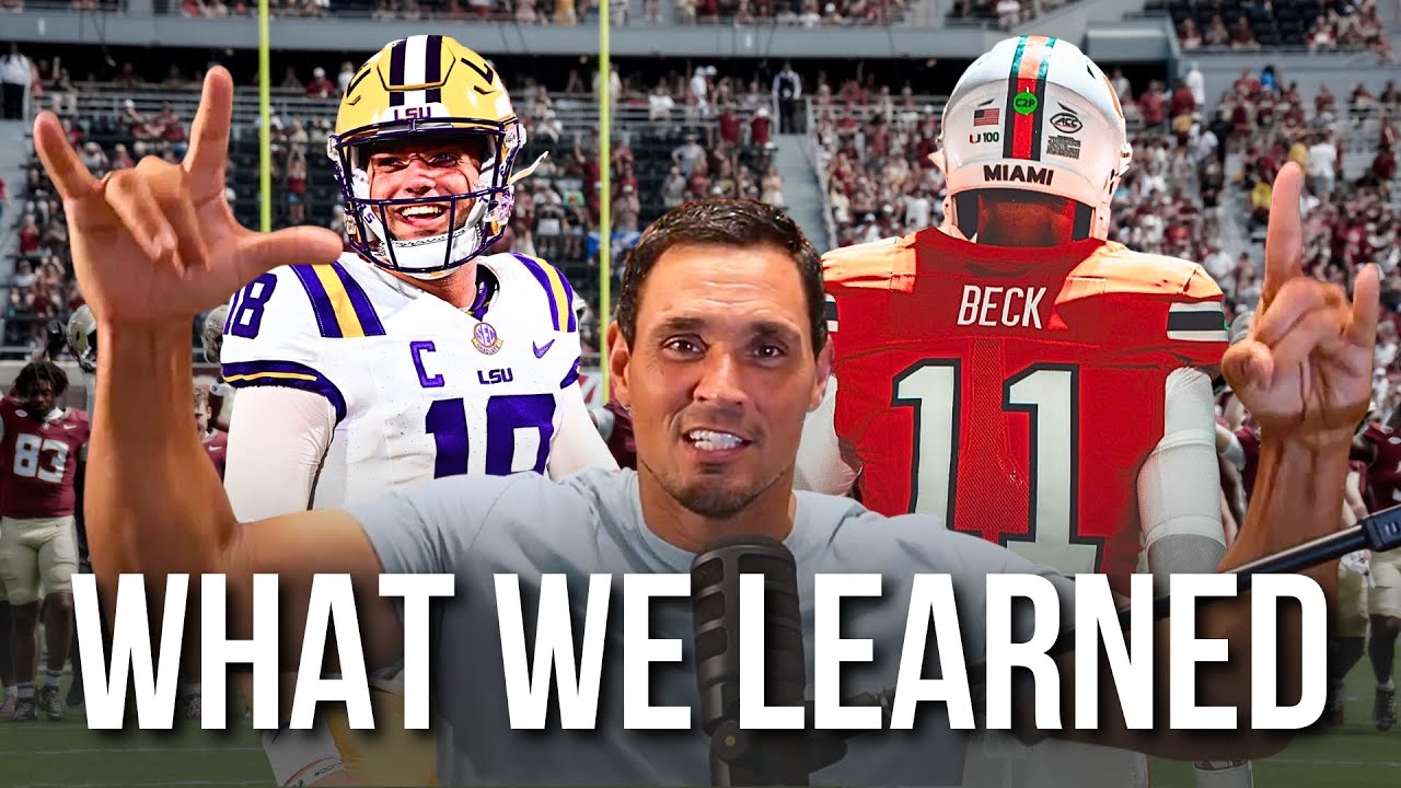 College Football Week 1: What We Learned by the Numbers | CFP PREDICTIONS