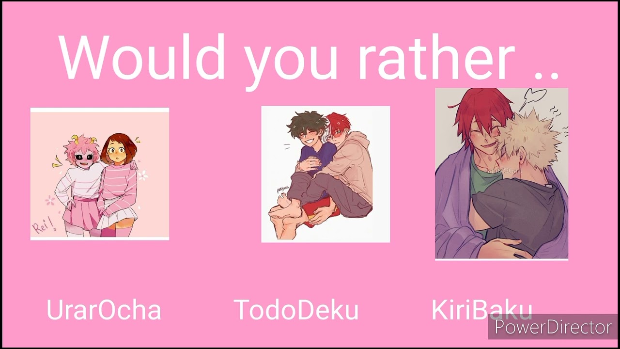 Mha would you rather