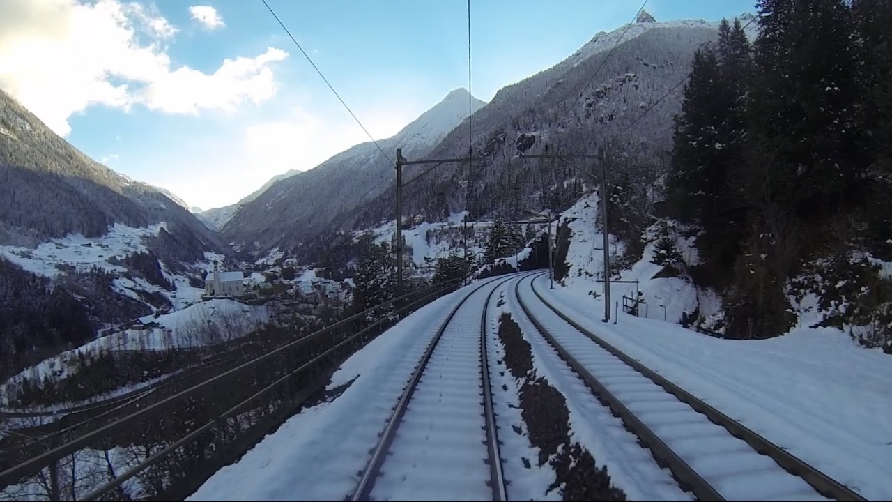 Gotthard: Führerstandsmitfahrt Göschenen - Erstfeld