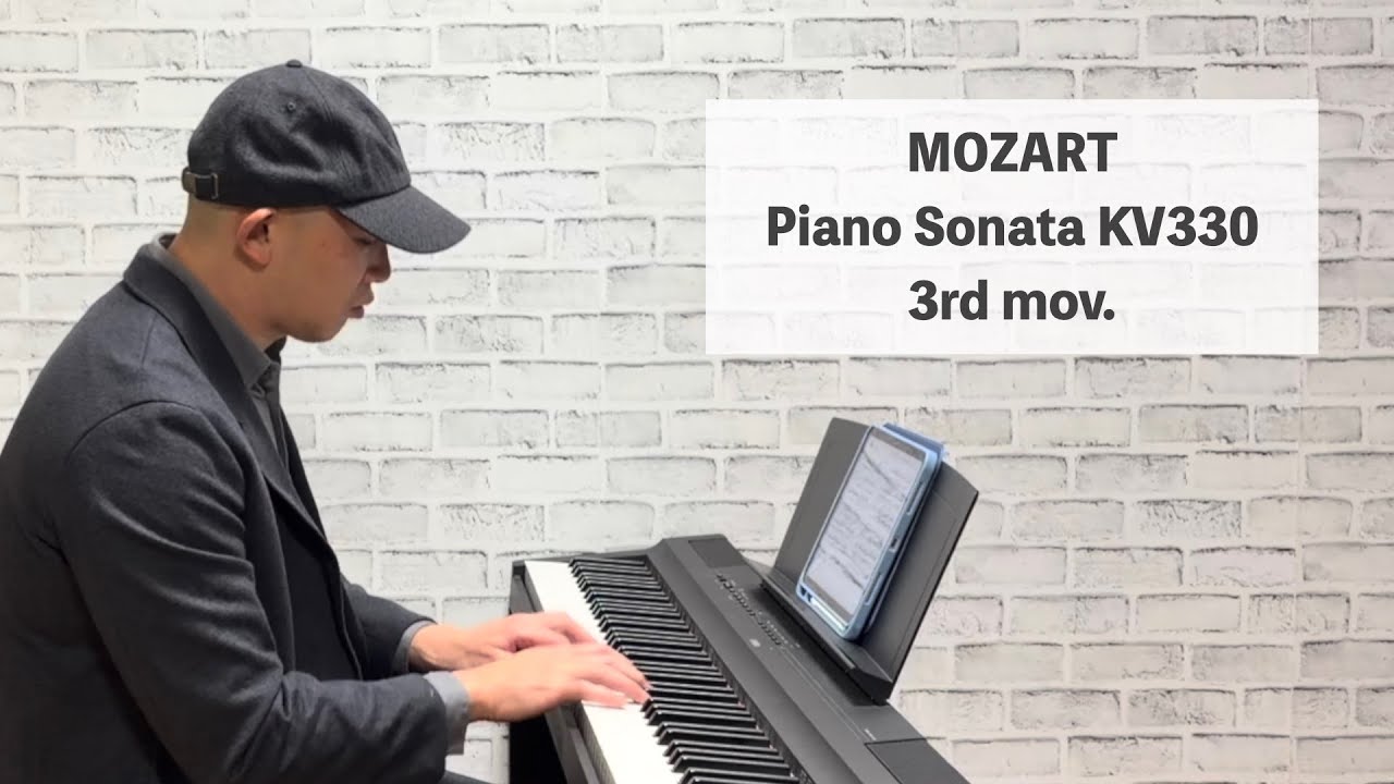 MOZART Piano Sonata KV.330 3rd mov.