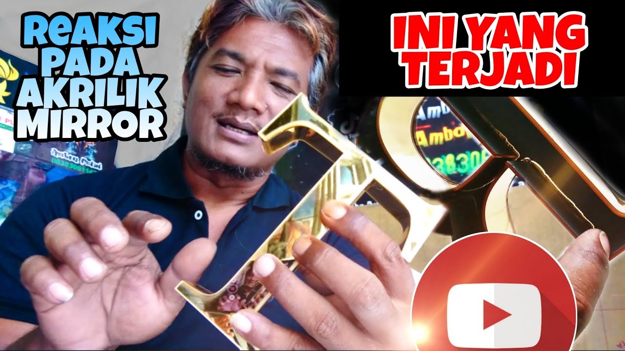 NEKAT membuat huruf akrilik mirror.. 3D full