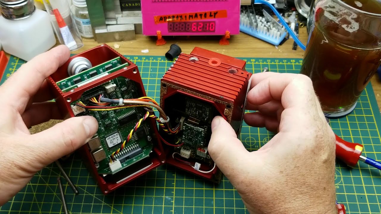 industrial laser/camera unit teardown