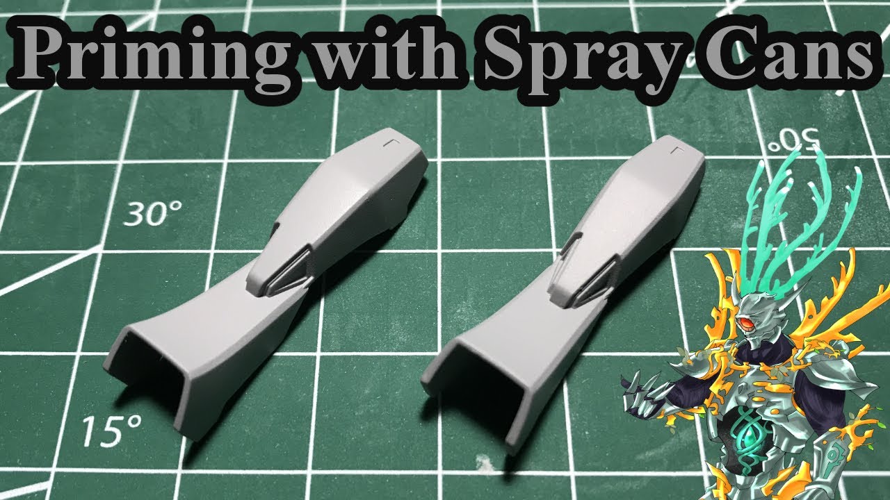 Как грунтовать Gunpla с помощью баллончиков