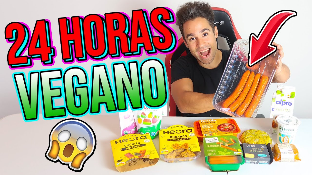 24 HORAS SIENDO VEGANO, All day eating only vegan food MAYDEN