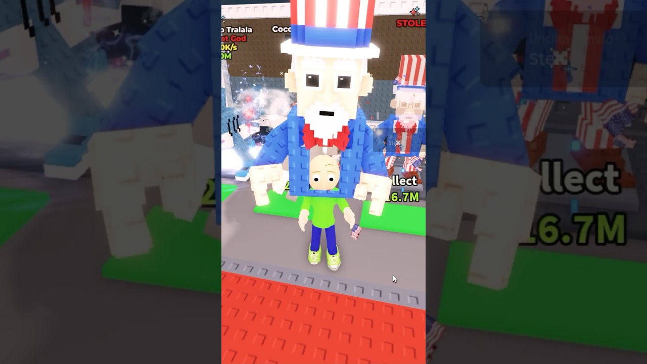 New Unclito Samito Brainrot God | ROBLOX STEAL A BRAINROT #shorts #roblox #stealabrainrot