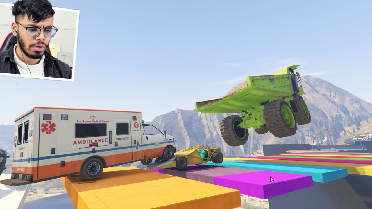 Cars Vs Cars Challenge 999.888% People Get High Blood Pressure After This Race in GTA 5!