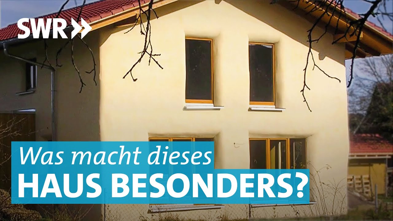 Selbst gebaut mit natürlichen Baustoffen: Leben im Strohballenhaus