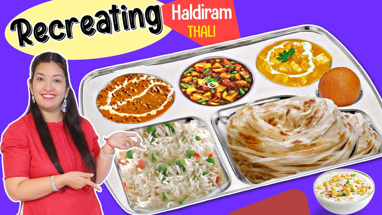 Recreating Haldiram's Thali | CookWithNisha