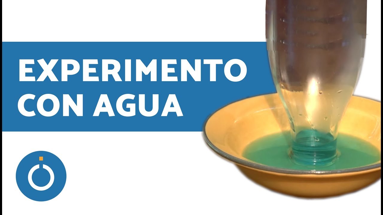 Agua que sube por botella (Experimento)