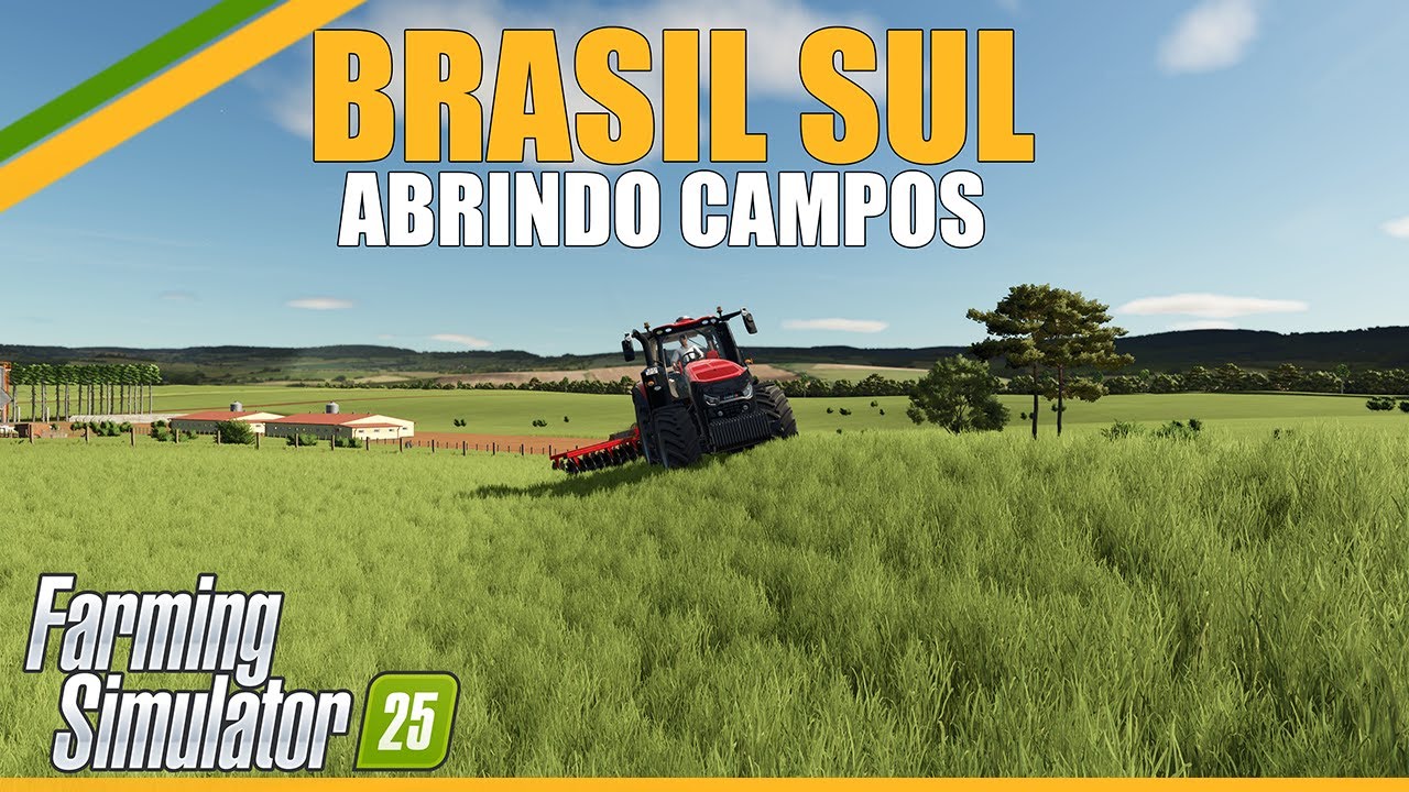 MAPA(BRASIL SUL)ABRINDO CAMPOS FARMING SIMULATOR 25