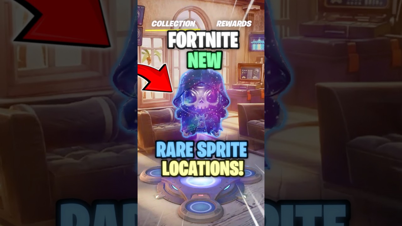 Все новые места появления РЕДКИХ СПРАЙТОВ в Fortnite!