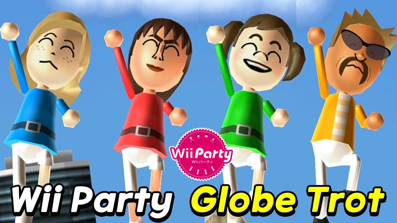 Wii Party Globe Trot gameplay Daisy vs Susana vs Midori vs Jake | Advanced com | AlexGamingTV