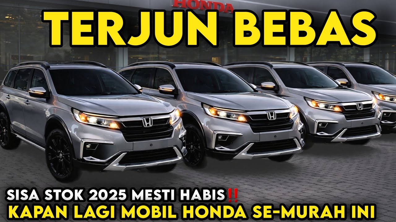 PECah Harga! Honda HR-V e-Hybrid, Brio & BR-V Turun Drastis Habiskan sisa Stok 2025
