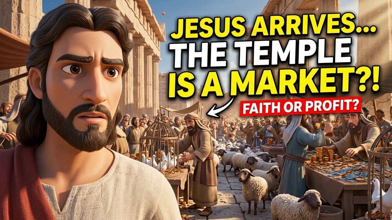 Jesus Cleansed the Temple | Full Story of Faith & Divine Authority | Animated Bible Stories