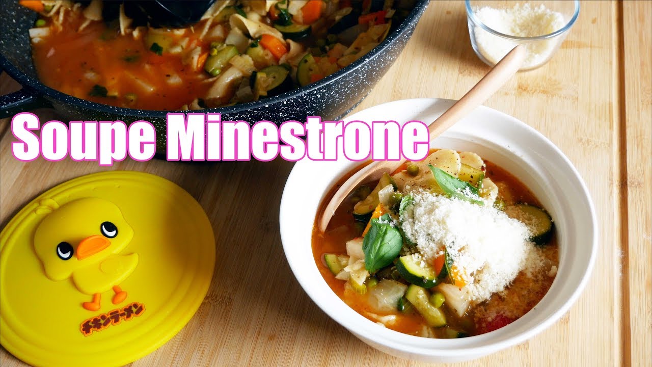 Soupe minestrone FACILE et RAPIDE 🍲