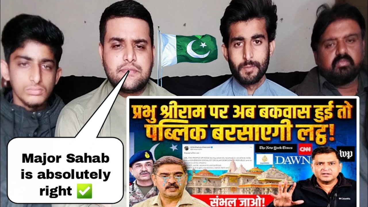 Ram Mandir gives pain to many AntiIndian Elements | Major Gaurav Arya Pakistani Reaction