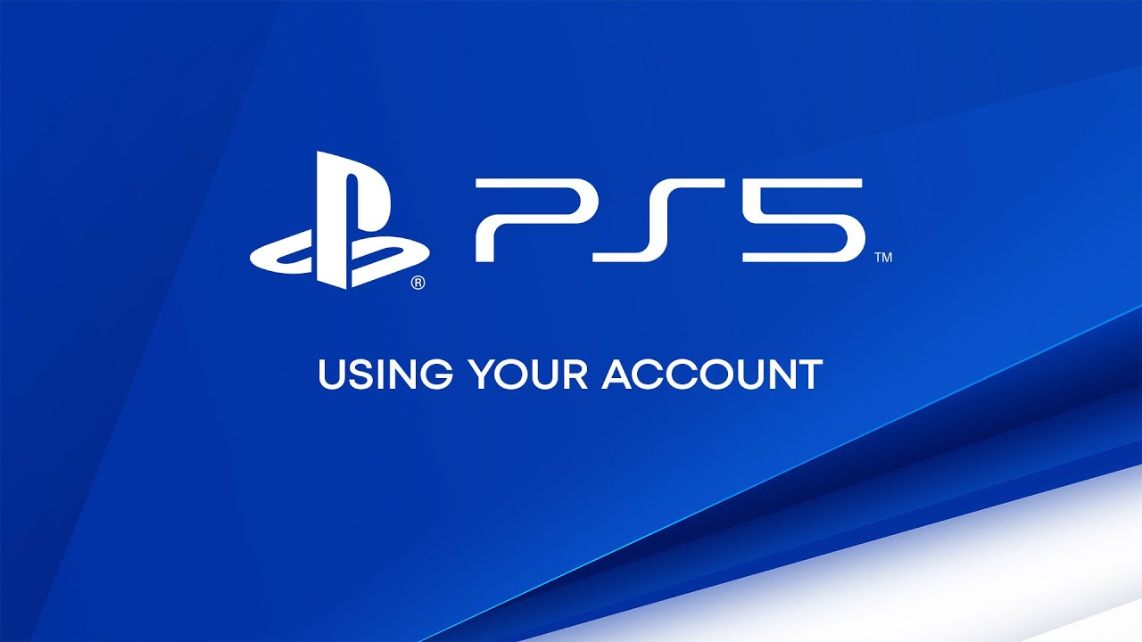 PS5 - использование вашей учетной записи