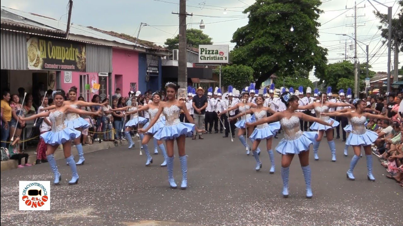 Instituto Nacional Técnico Vocacional de Jujutla en 2do. Concurso de Bandas. Sonzacate. Sonsonate.