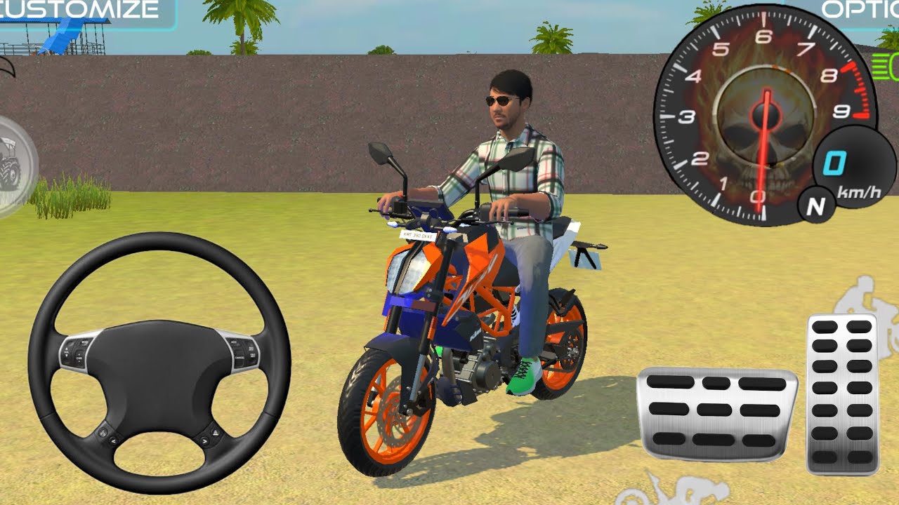 New ktm duke 390 driving - 3d bike driving games 2026 - android bike games 
