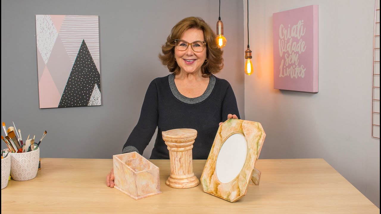 Pintura de Imitação de Mármore Travertino