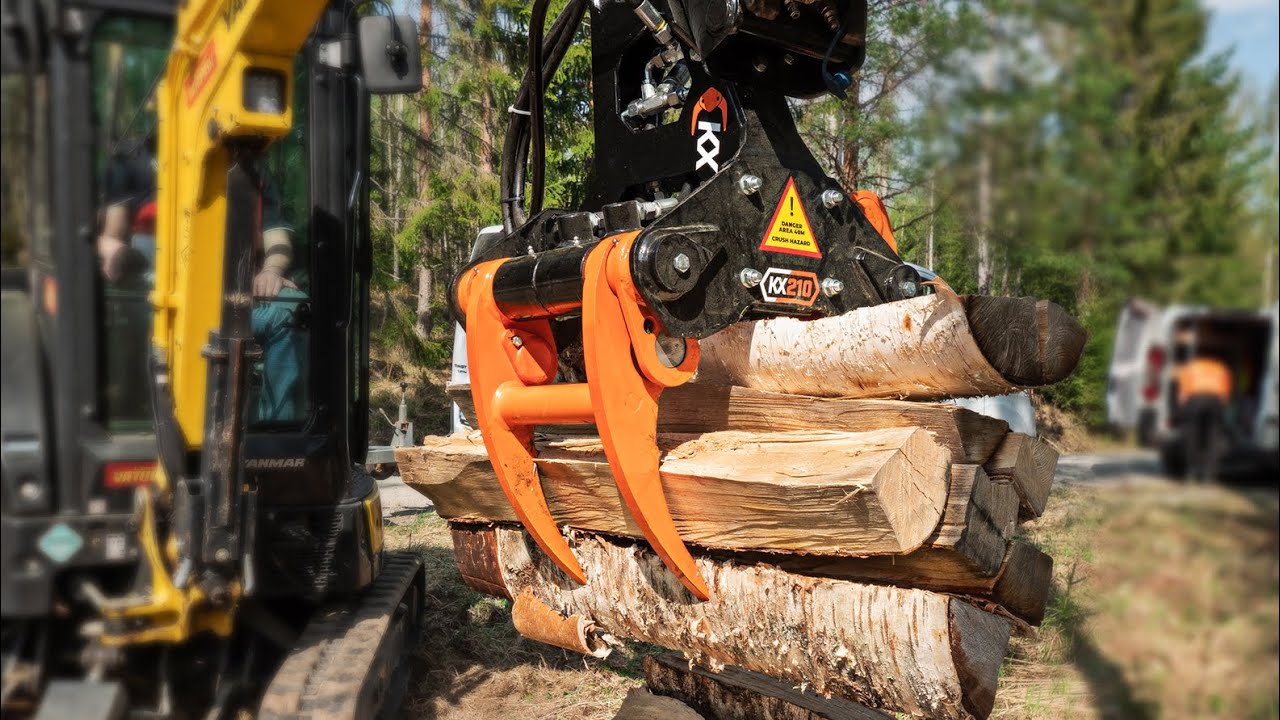 KX210 Tree Shear for 1.6 - 5 ton Excavator