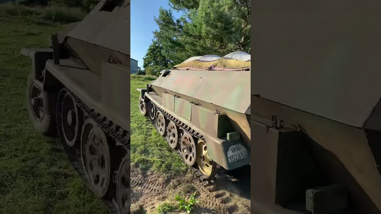 Wujek ja też chce jechać!!! SdKfz 251 ausf. C w akcji!