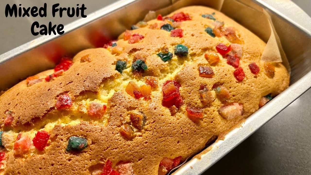 Christmas Special Mixed fruit Cake || Bakery Style Super Moist Fruit Cake Recipe