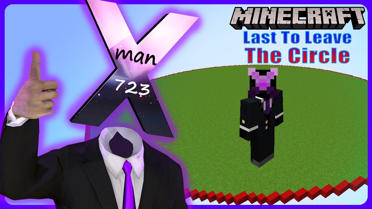 Minecraft Last To Leave The Circle | How Long Are You Willing To Survive For?