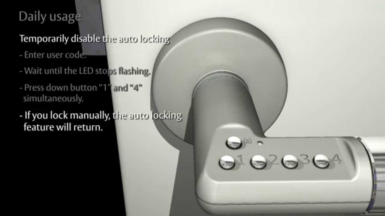 Mul-T-Lock Code-It Security Handle - Daily Usage