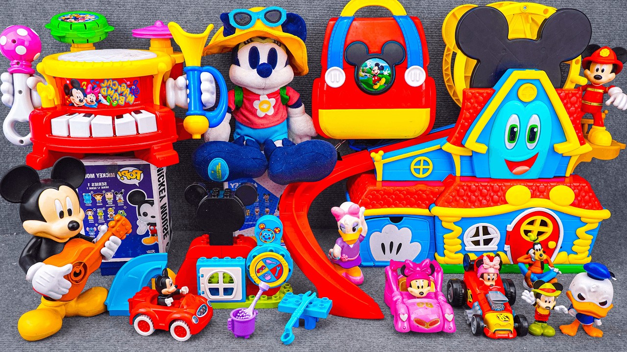 Satisfying with Unboxing Disney Mickey Mouse Jumbo Fun House Playset | Review Toys ASMR