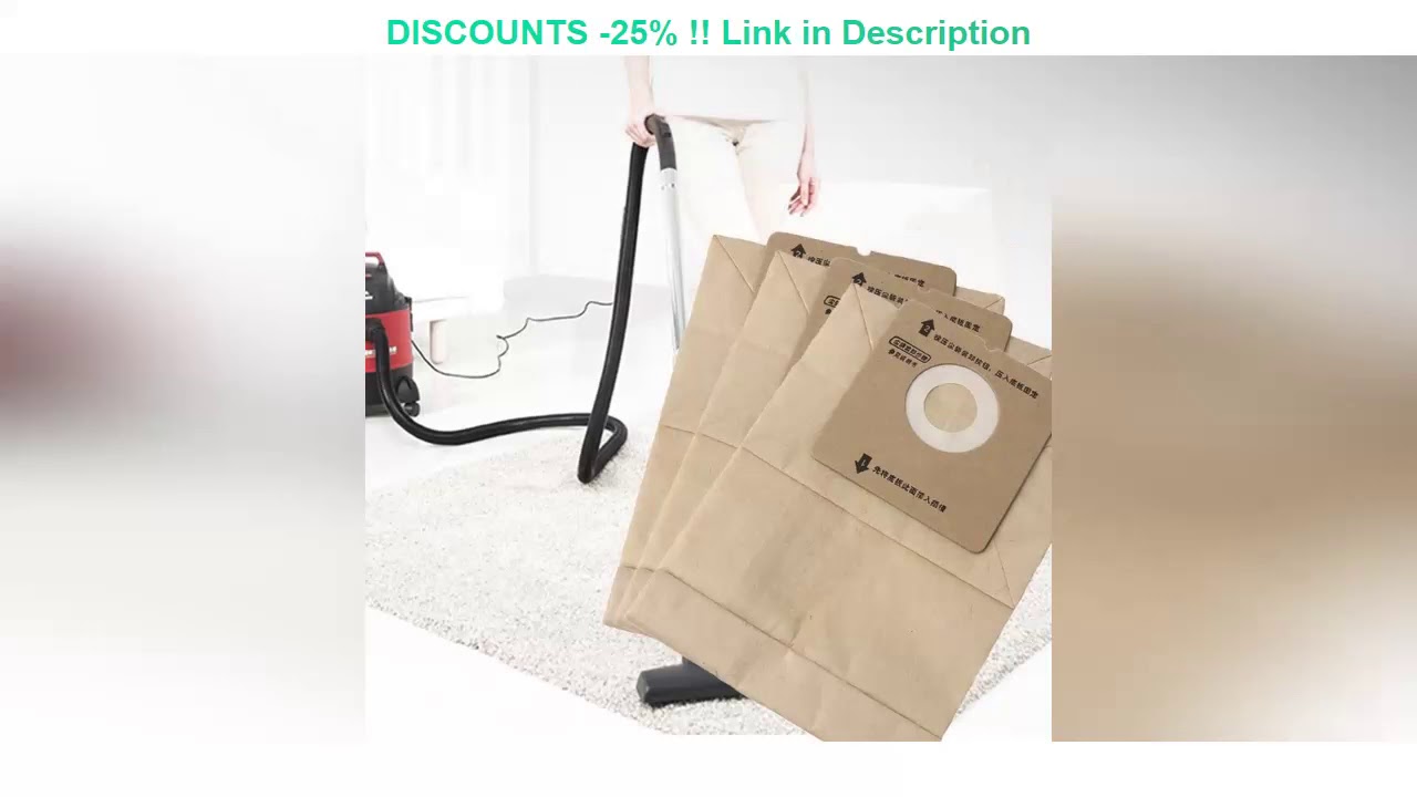 Review Top Universal Vacuum Cleaner Bags Paper Dust Bag Replace For Rowenta ZR0049/ZR0007 U1JE