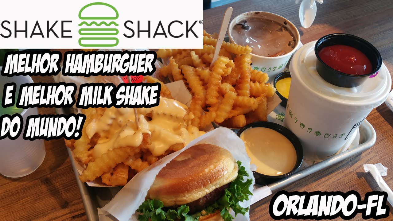 Shake Shack Orlando - O melhor hamb&uacute;rguer e milk shake do mundo!