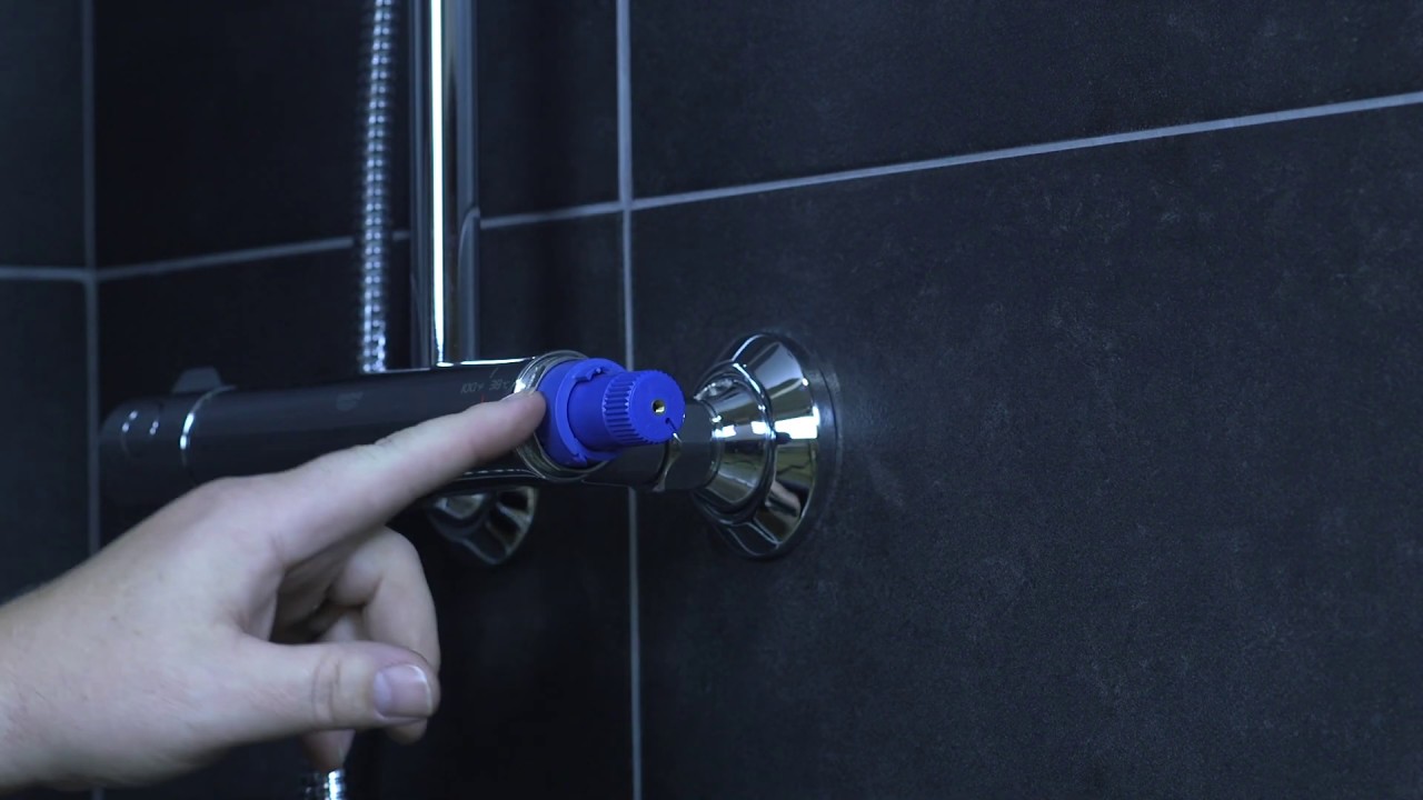 GROHE | Euphoria Exposed Shower System General Maintenance | Installation Video