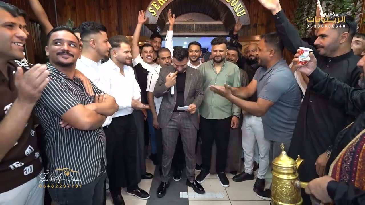 أفراح عشيرة البومانع شباب الدليم حفل زفاف العريس زكور أبو حسان الفنان خالد الجبوري ج1