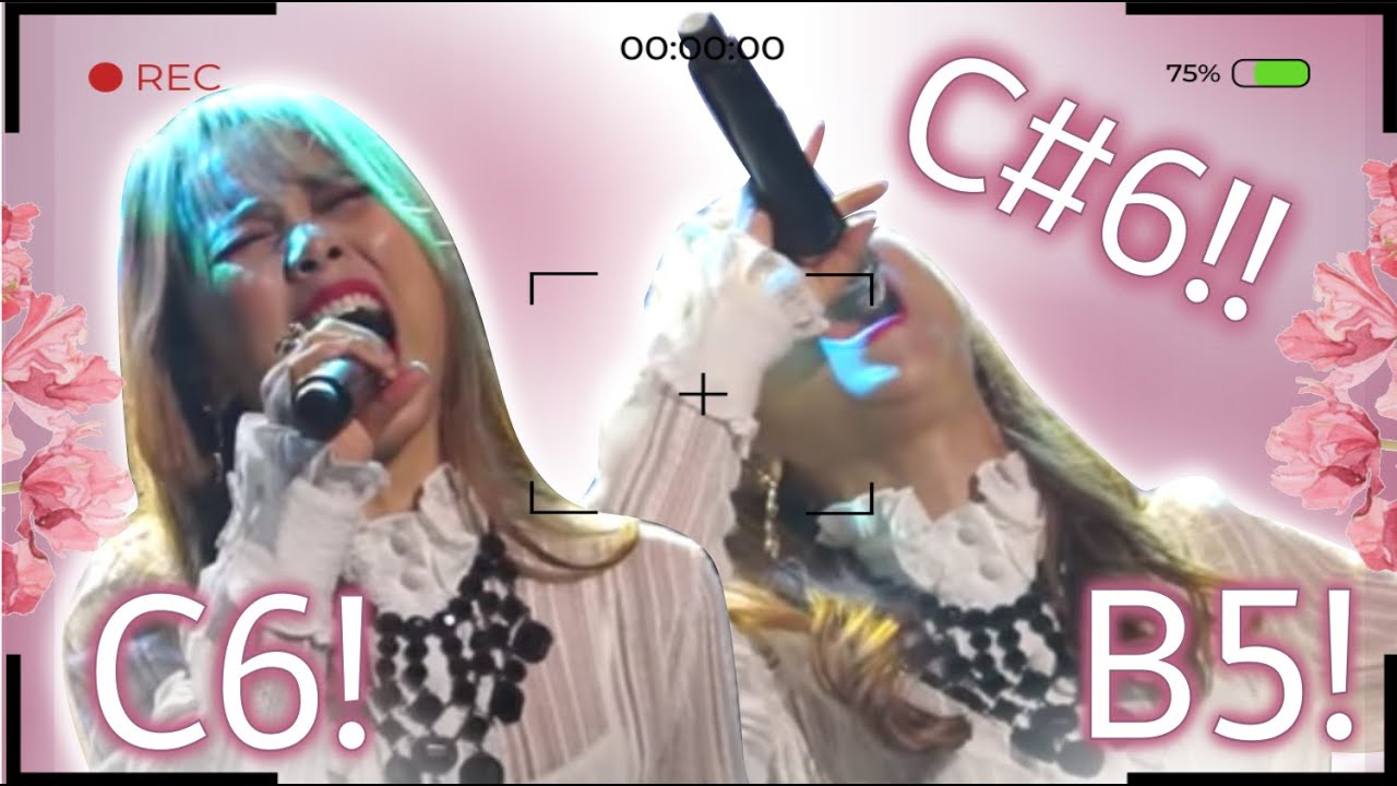 So Hyang 소향  Best FANCAM HIGH NOTES Vocals  C5-C#6