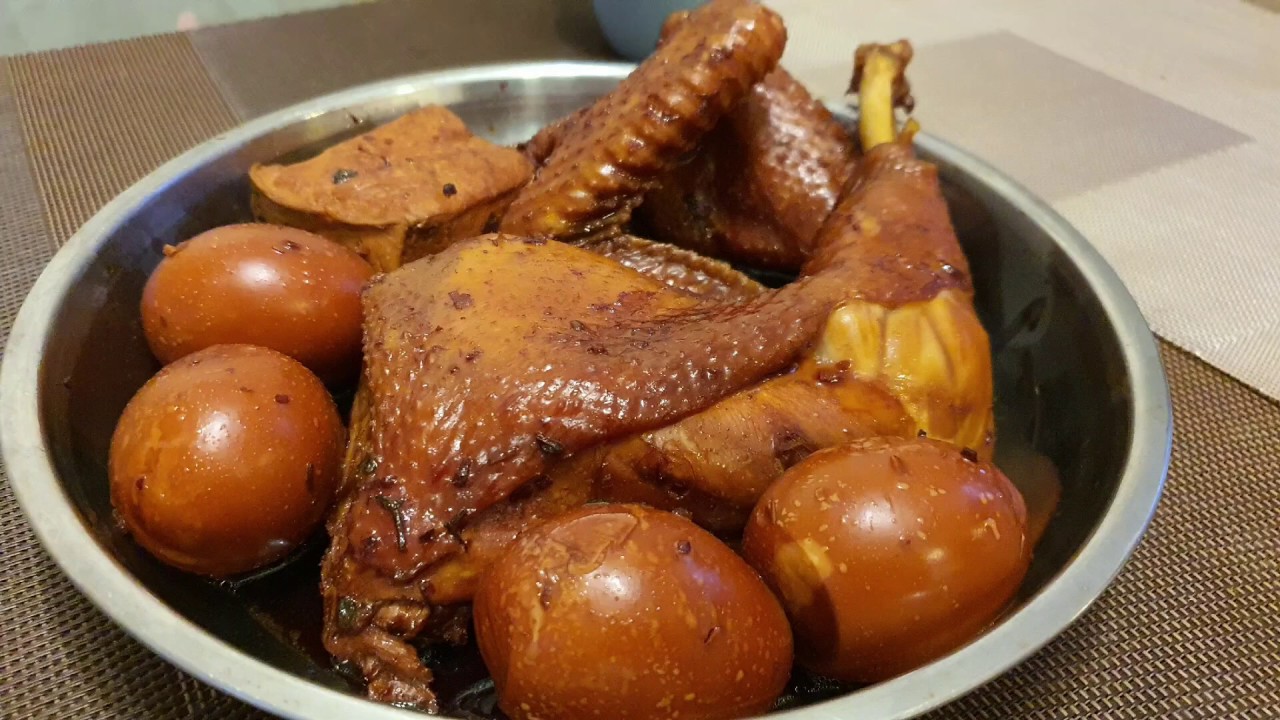 Тушеная курица
