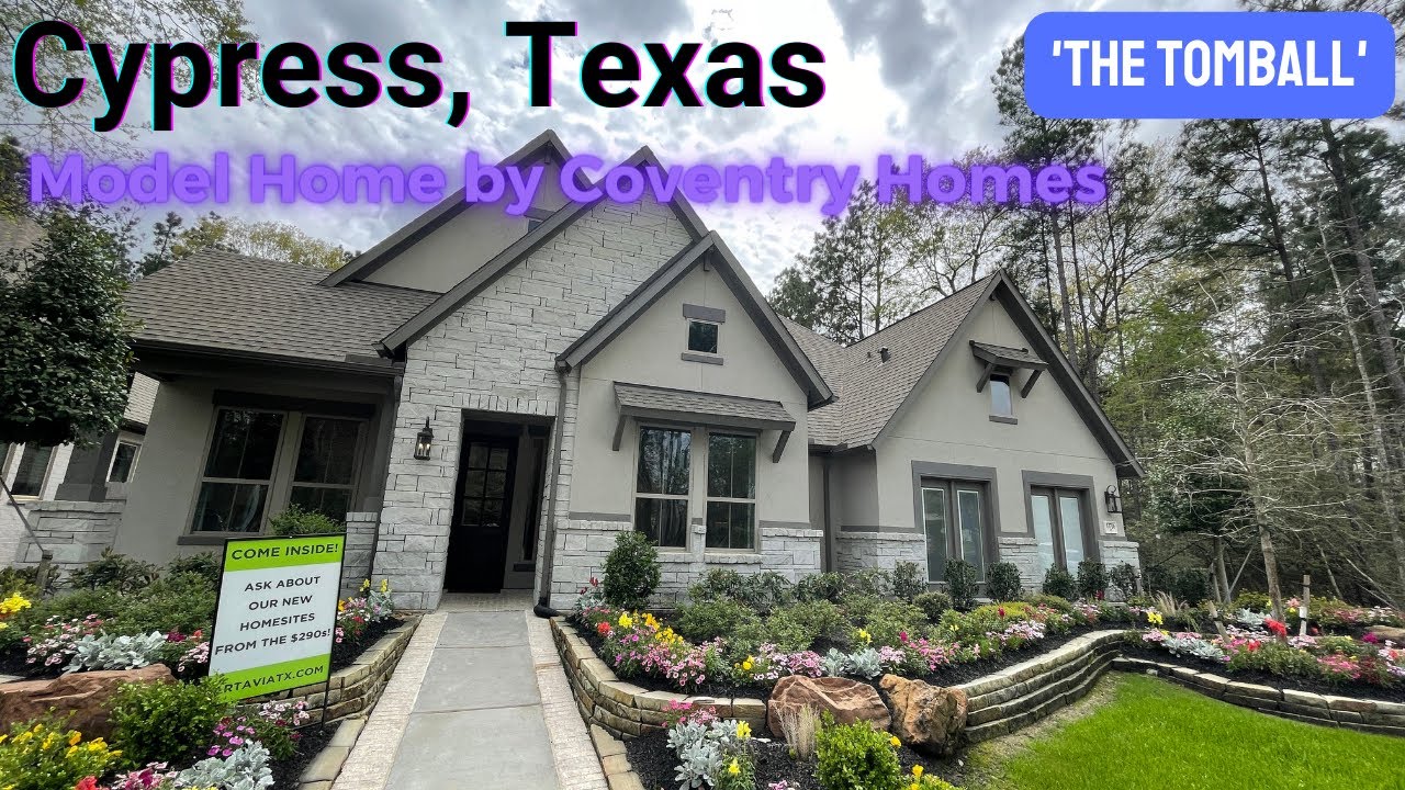 Coventry Homes | The Tomball | Cypress, Texas | 4 Beds | 4 Baths | 3 Car Garage | Model Home Tour